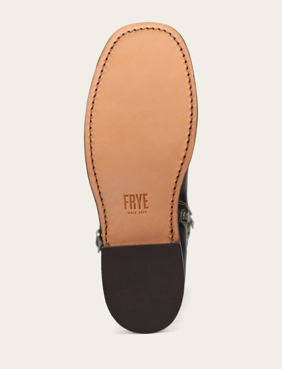 Frye Deals | Women's Black Campus Low Heel Tall Riding Boot