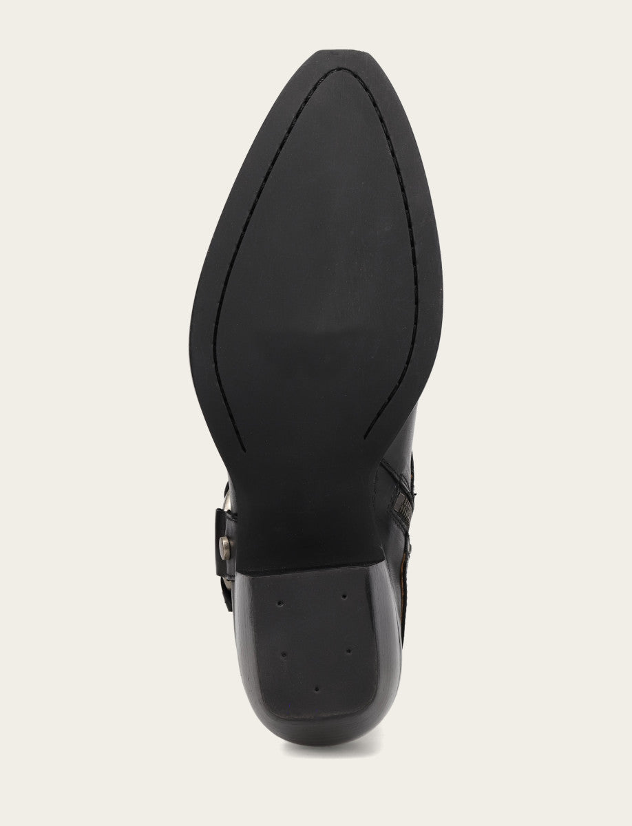 Frye Quality | Women’s Black Sacha Multi-Strap Ankle Booties