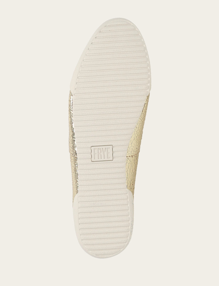 Frye Popular | Women's Gold Mirror Melanie Slip On Sneakers