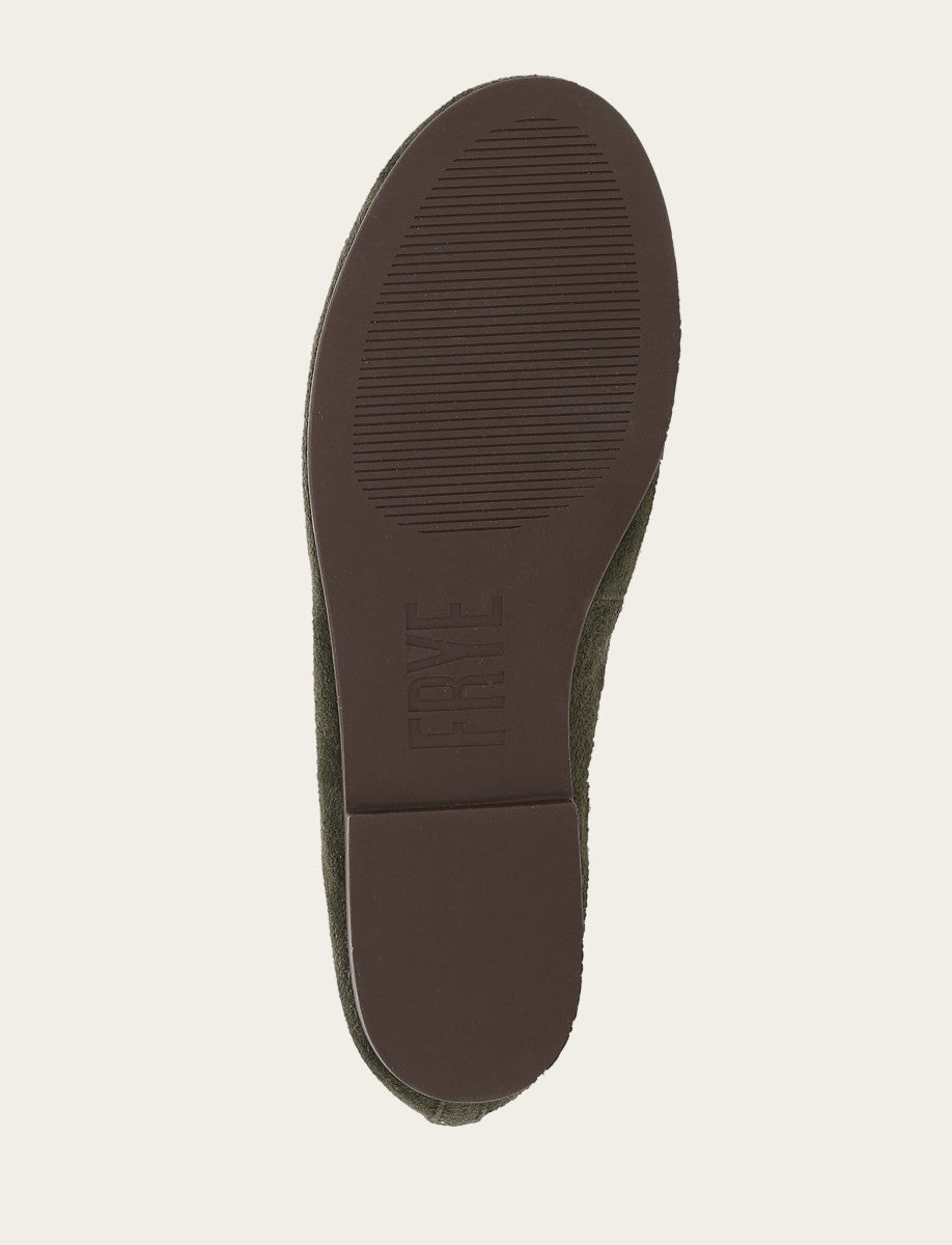 Frye Great Value | Women's Dark Olive Emma Ballet Shoe