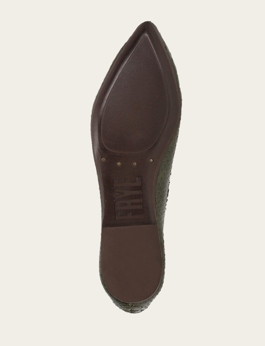 Frye New | Women's Dark Olive Heather Ballet Shoe