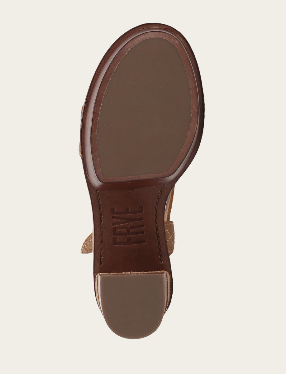 Frye Great Value | Women’s Almond Pipa Woodstock Sandals