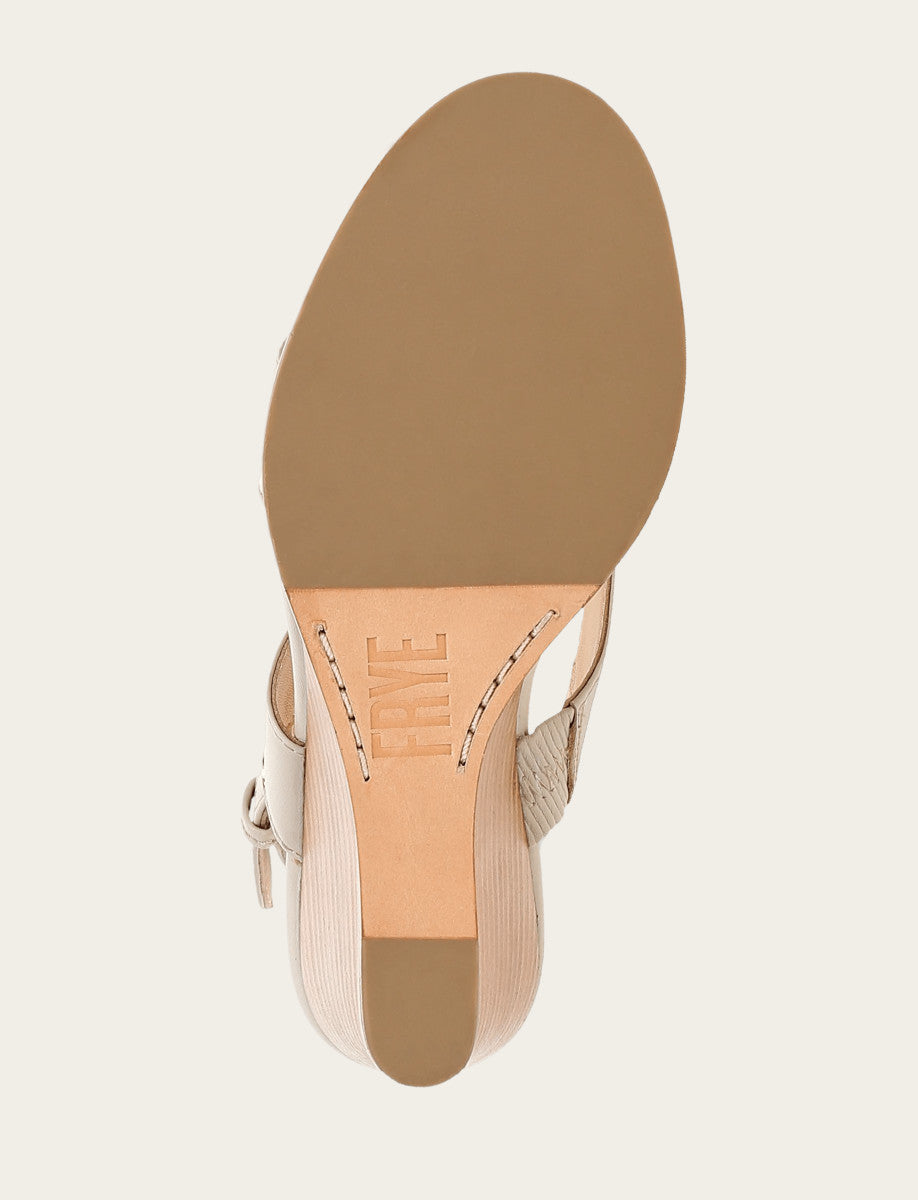 Frye Essential | Women's Ivory Rachel Logo Sandals