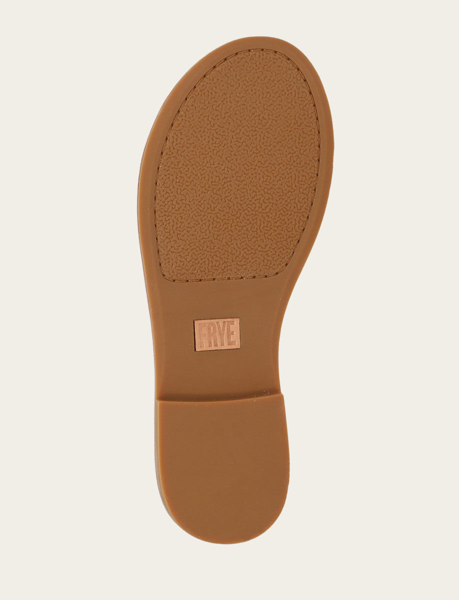Frye Latest | Women's White Ava Woodstock Slide Sandals