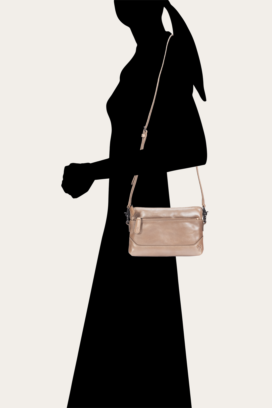 Frye Best Price | Light Bronze Melissa Crossbody Wristlet