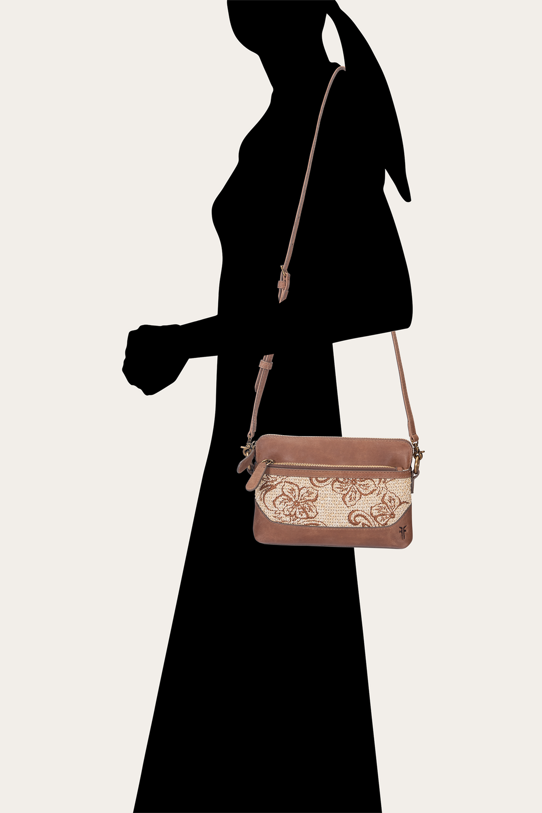 Frye Hot Sale | Women's Floral Crossbody Wristlet Wallet