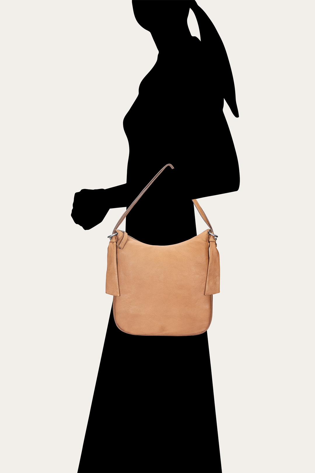 Frye Trusted | Women's Nora Backpack Hobo Bag (Beige)