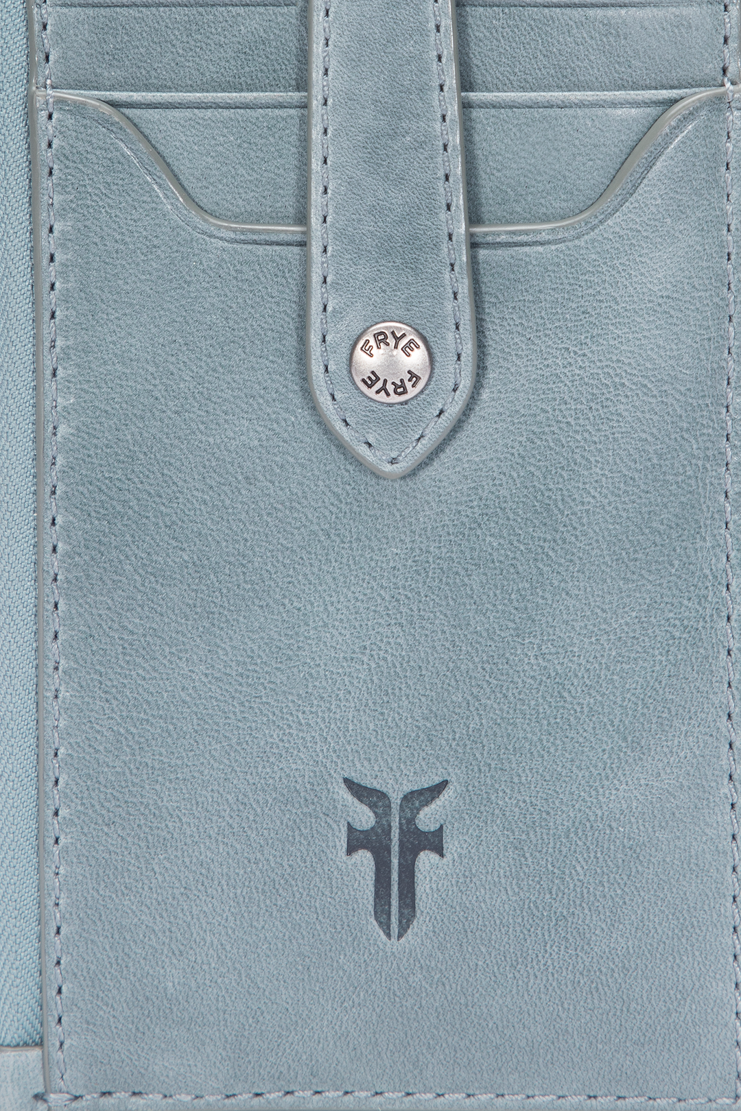 Frye Latest | Melissa Sky Blue Snap Card Wallet
