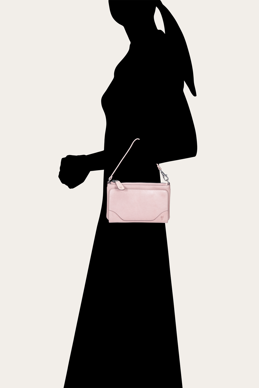 Frye Trending | Melissa Convertible Wristlet Wallet in Woodrose
