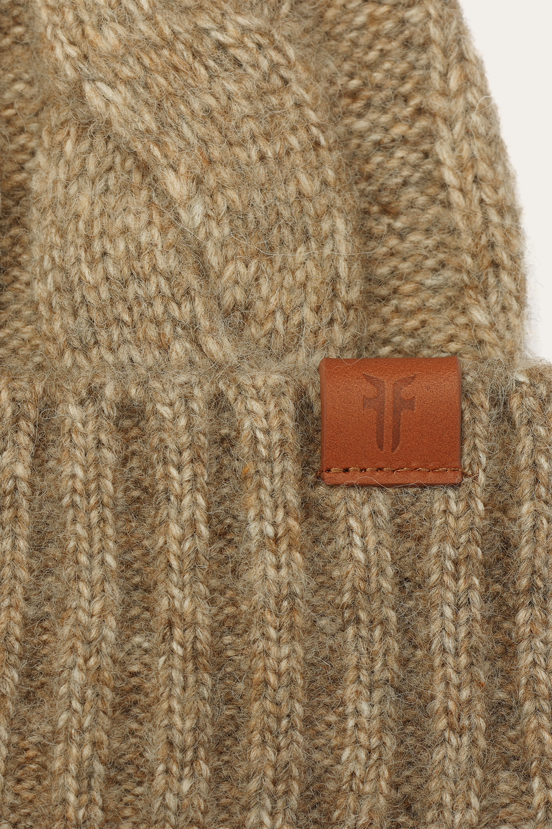 Frye Value | Burnt Olive Wide Cable Cuff Hat