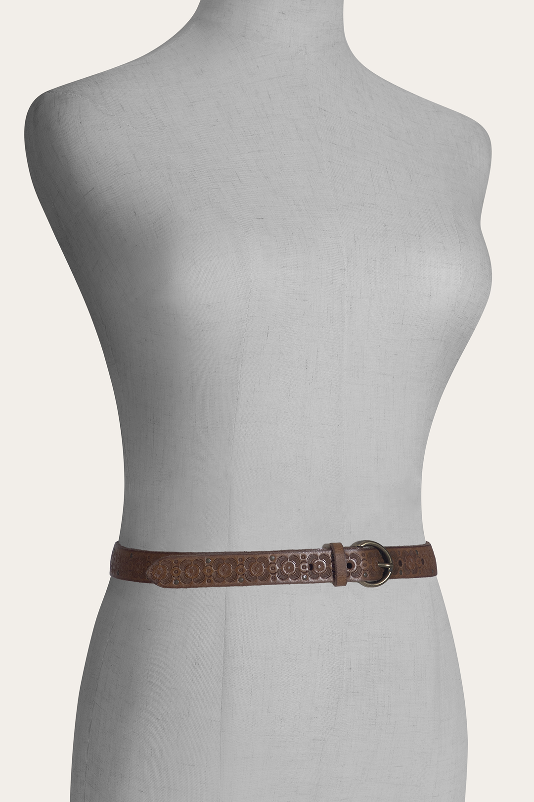 Frye Sale | Light Whiskey 20mm Tooling & Stud Belt