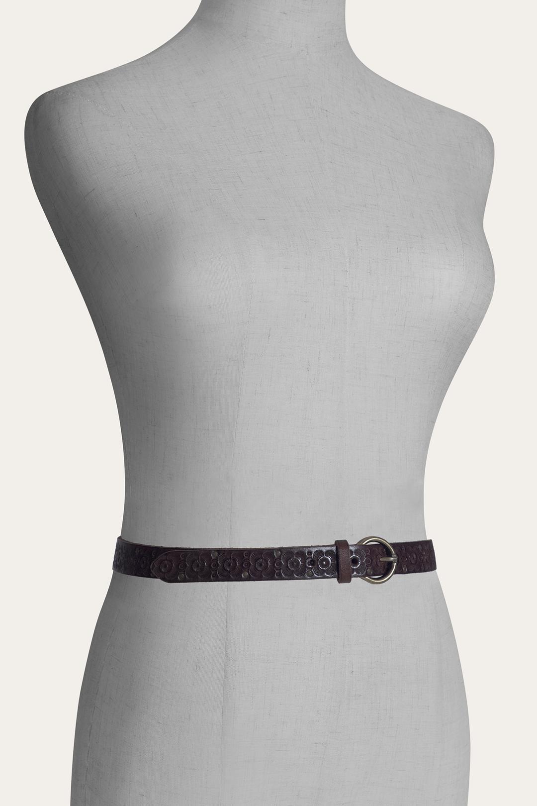 Frye Quality | Tan 20mm Tooling & Stud Belt
