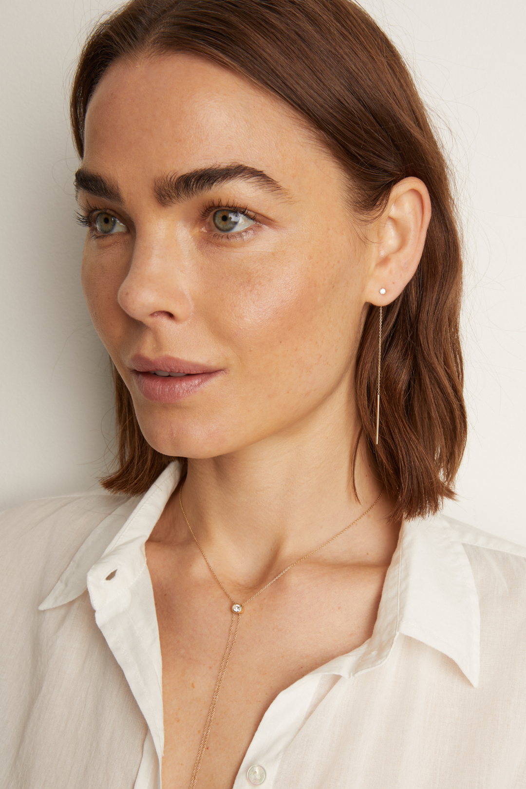 Frye Value | Women’s Lab Grown Diamond Lariat Earrings | Aurate x The Frye Company