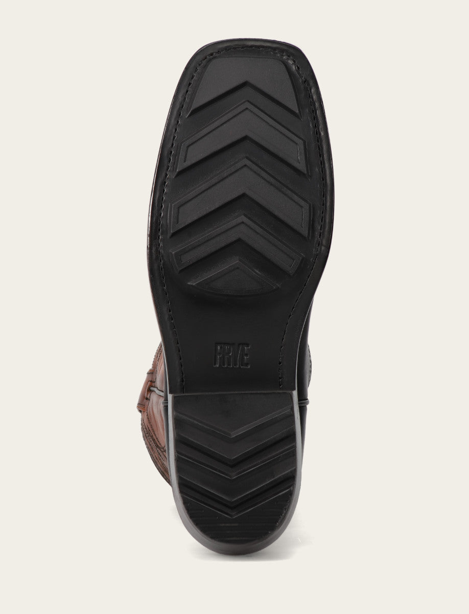 Frye Classic | Men's Black Nash Deco Stitch Pull On Boots
