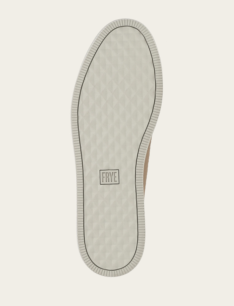 Frye Discount | Men's Khaki Astor Cap Toe Low Lace Sneakers