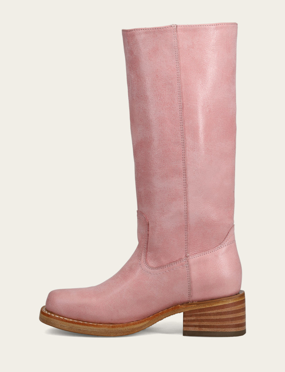Frye Sale | Women's Pink Campus 14L Boots