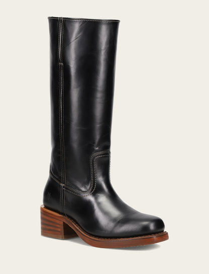 Frye Quality | Women's Campus 14L Jet Black Boots