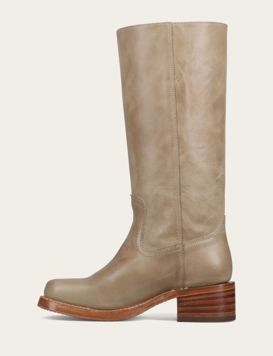 Frye Discount | Eucalyptus Campus 14L Wide Calf Boots