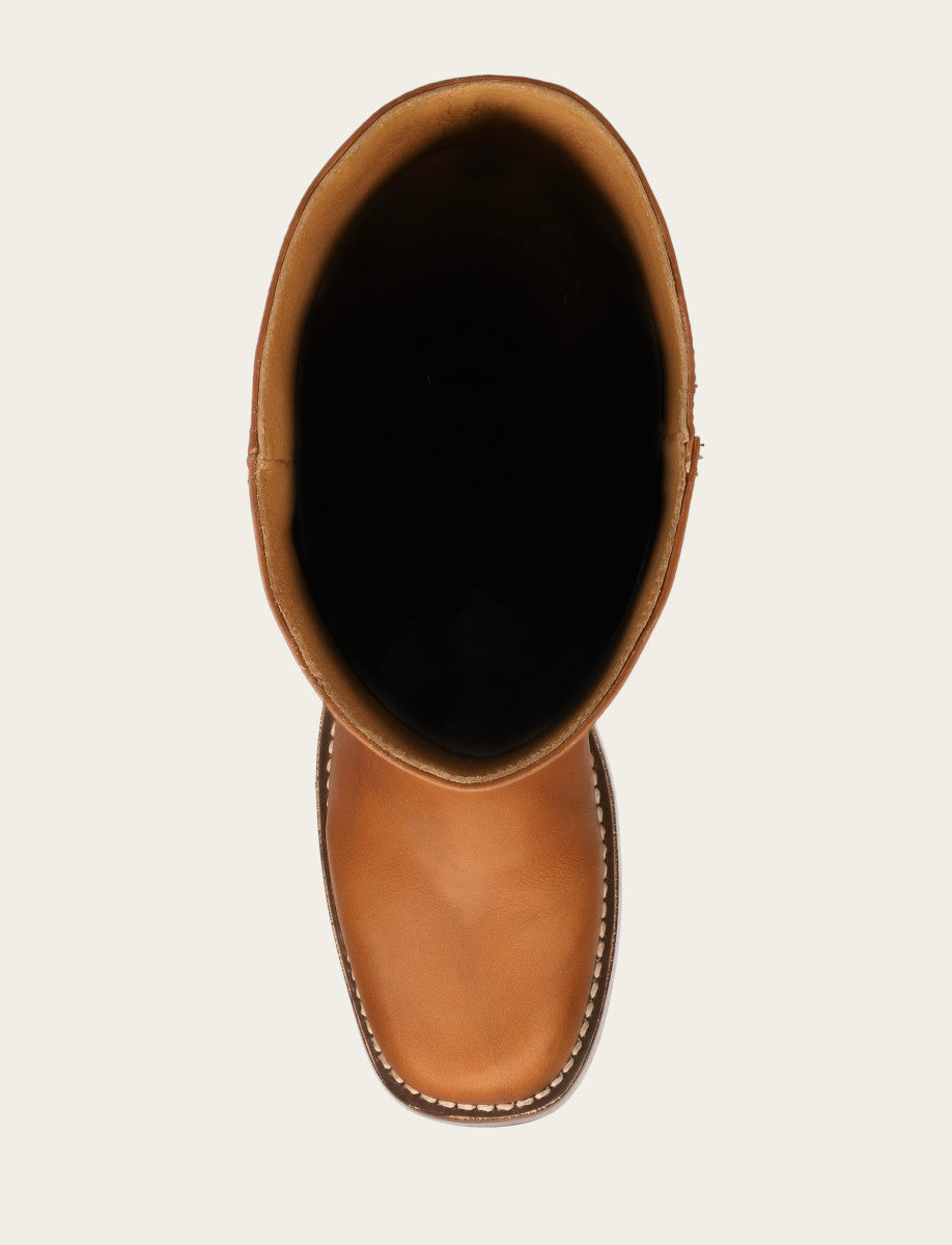 Frye Special Offer | Women's Saddle Campus 14L Wide Calf Boots