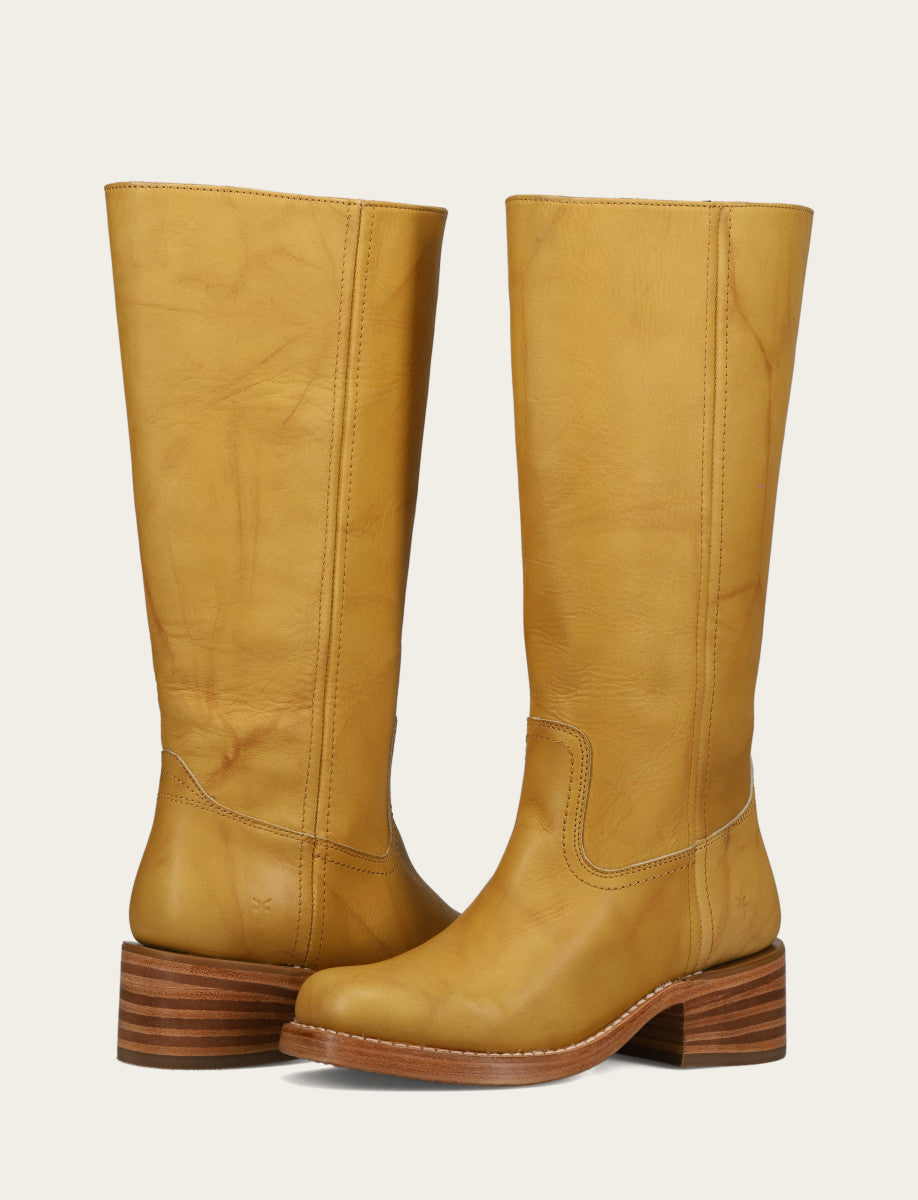 Frye New | Women's Banana Campus 14L Wide Calf Boots