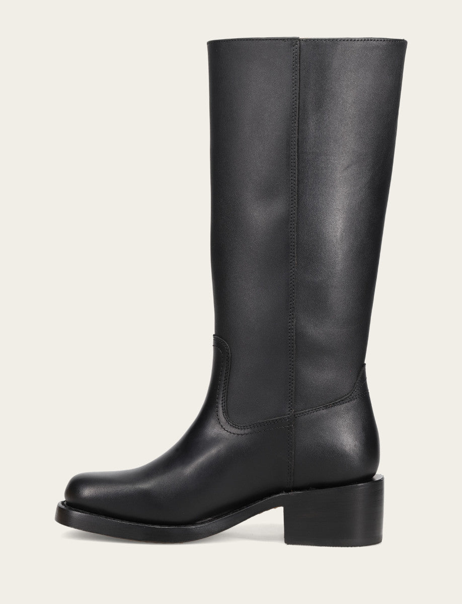 Frye Deals | Women's Black Campus 14L Wide Calf Boots