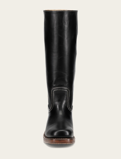 Frye Best Price | Women's Campus 14L Jet Black Wide Calf Boots