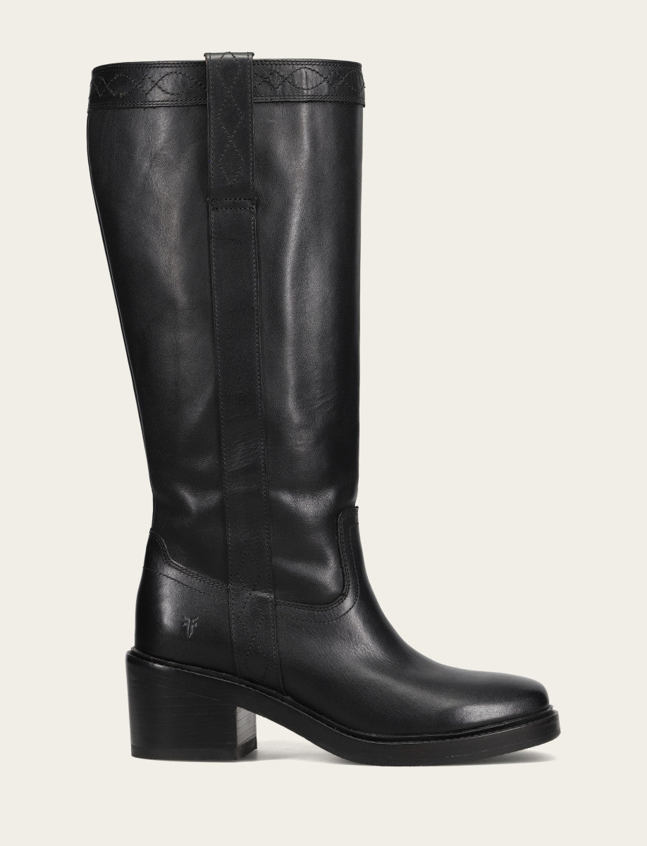 Frye Everyday | Women's Black Kate Pull On Wide Calf Tall Boots