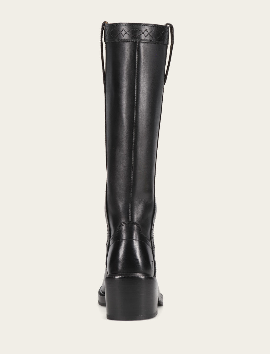 Frye Everyday | Women's Black Kate Pull On Wide Calf Tall Boots