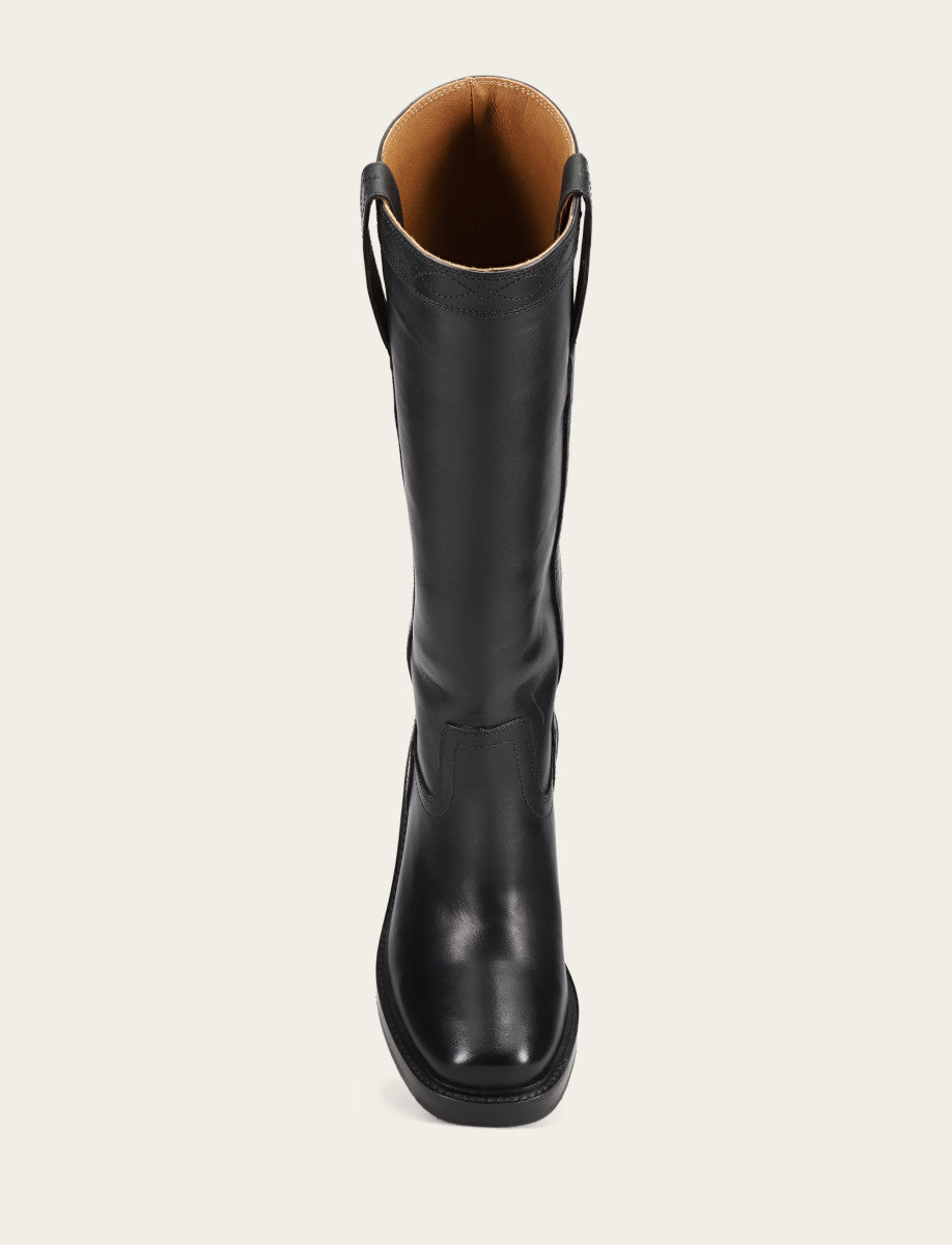 Frye Everyday | Women's Black Kate Pull On Wide Calf Tall Boots