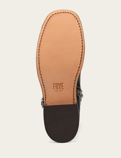 Frye Deals | Women's Black Campus Low Heel Tall Riding Boot