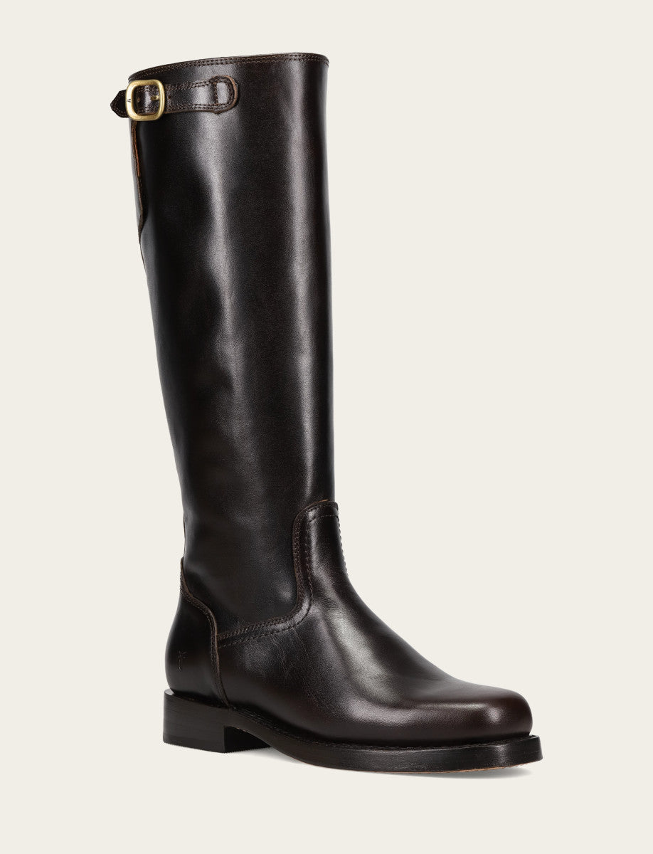 Frye Premium | Women's Bourbon Campus Low Heel Tall Riding Boot
