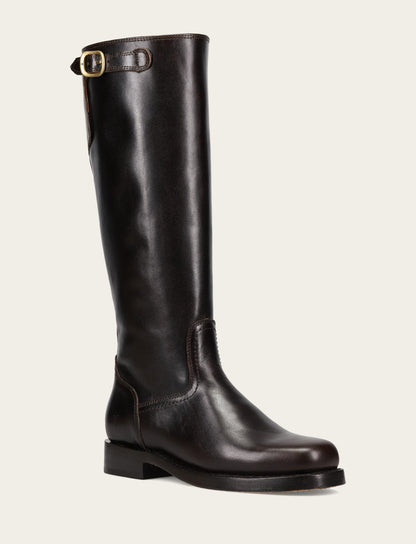 Frye Premium | Women's Bourbon Campus Low Heel Tall Riding Boot