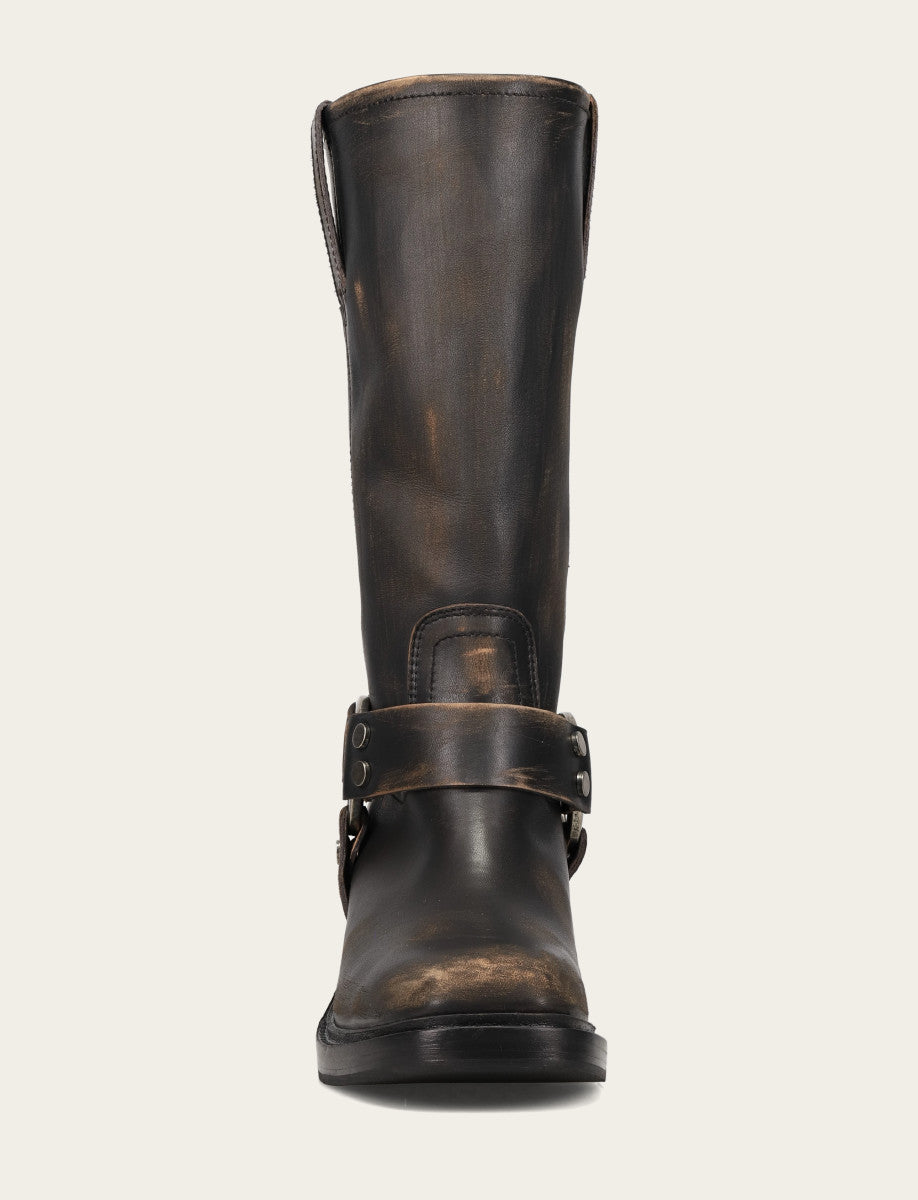 Frye Trending | Women's Distressed Black Kate Harness Boot