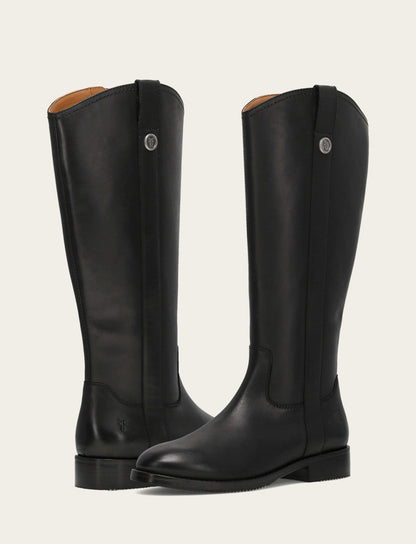 Frye Best Price | Women's Black Melissa Button Tall Inside Zip Wide Calf Boot
