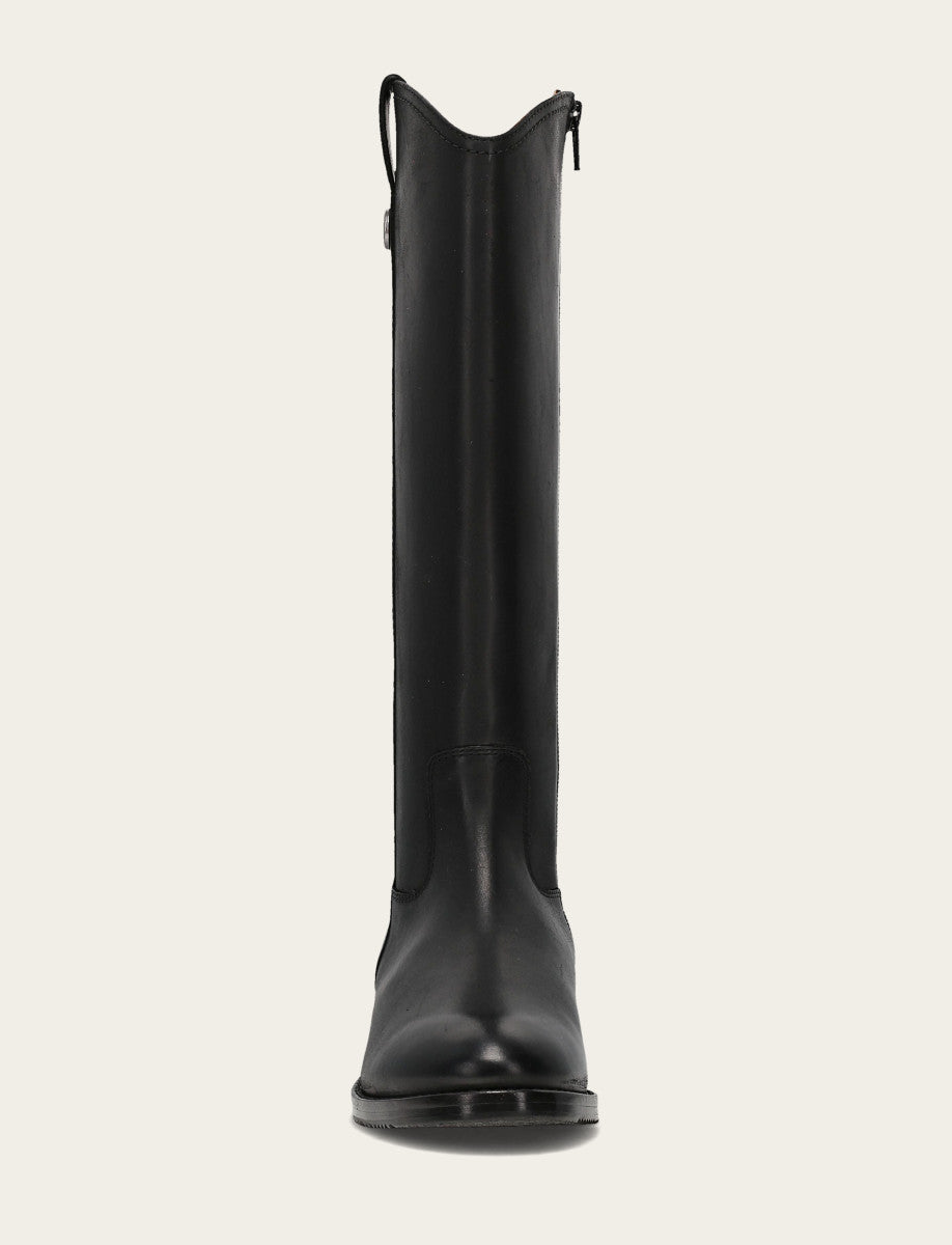 Frye Best Price | Women's Black Melissa Button Tall Inside Zip Wide Calf Boot