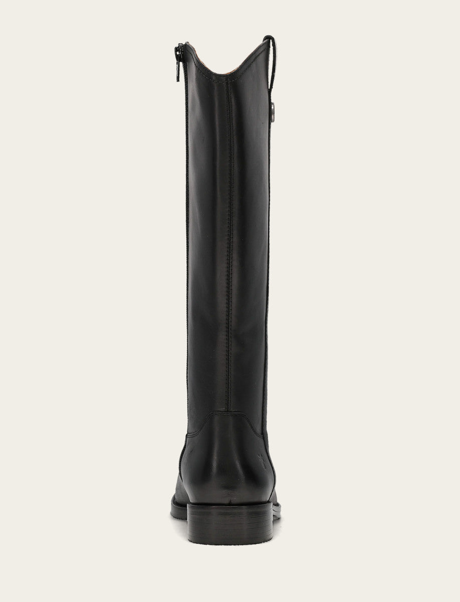 Frye Best Price | Women's Black Melissa Button Tall Inside Zip Wide Calf Boot