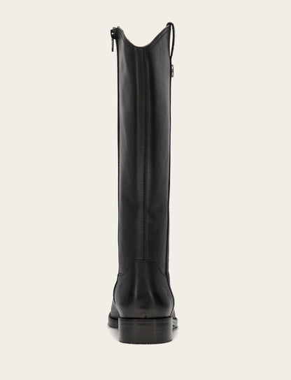 Frye Best Price | Women's Black Melissa Button Tall Inside Zip Wide Calf Boot