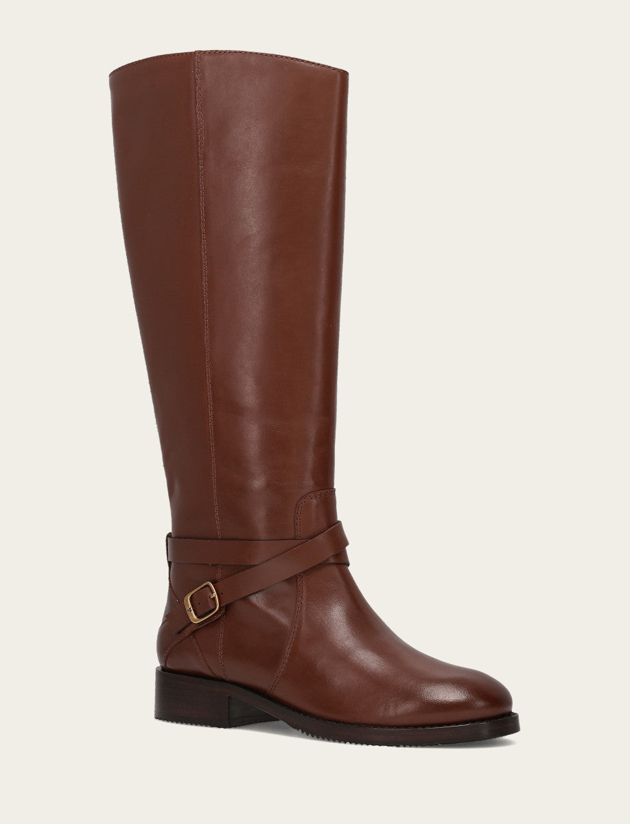 Frye Trending | Women's Walnut Melissa Belted Riding Boot