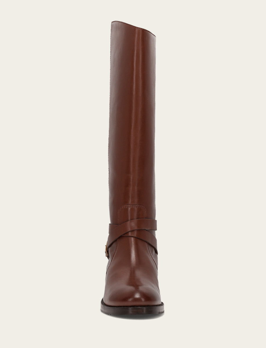Frye Trending | Women's Walnut Melissa Belted Riding Boot