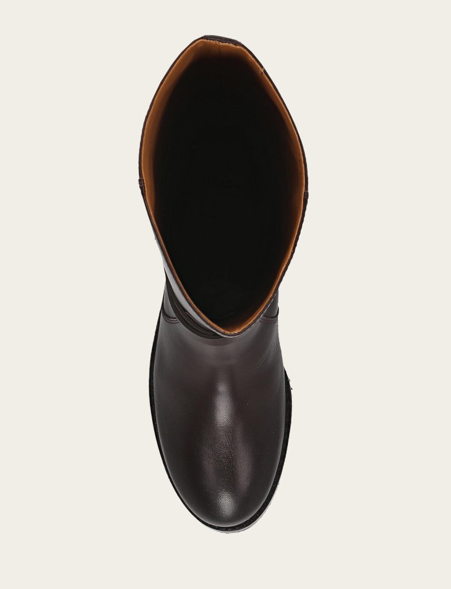 Frye Best Seller | Women's Dark Brown Melissa Belted Riding Boot