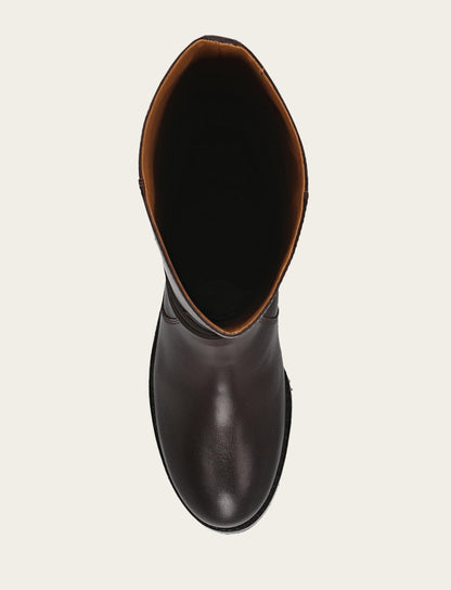 Frye Best Seller | Women's Dark Brown Melissa Belted Riding Boot