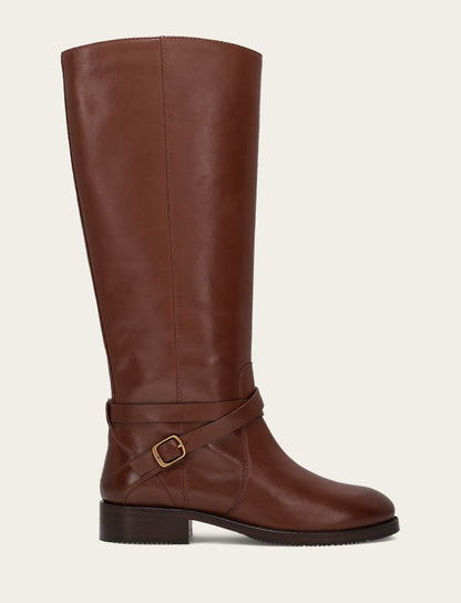 Frye Best Seller | Women's Walnut Melissa Belted Riding Wide Calf Boot