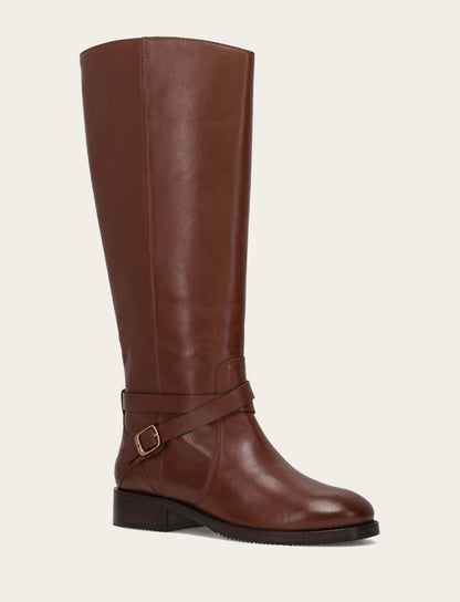 Frye Best Seller | Women's Walnut Melissa Belted Riding Wide Calf Boot