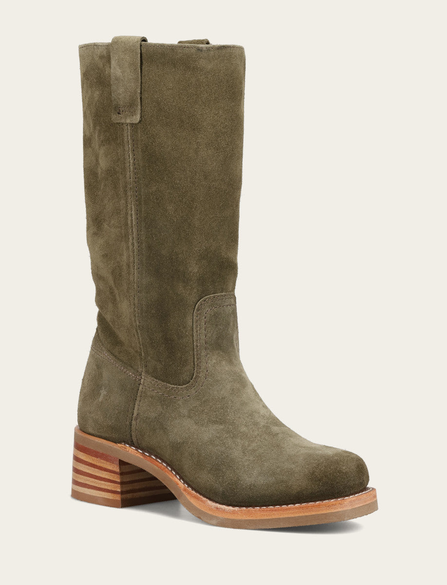 Frye Classic | Women's Olive Campus 12R Boots