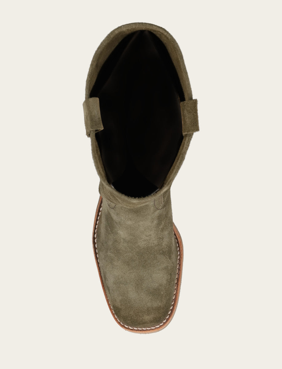 Frye Classic | Women's Olive Campus 12R Boots