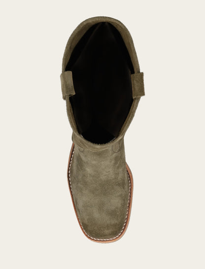 Frye Classic | Women's Olive Campus 12R Boots