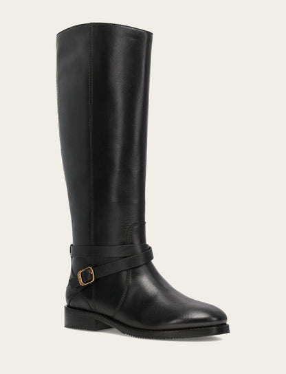 Frye Popular | Women's Black Melissa Belted Riding Boot