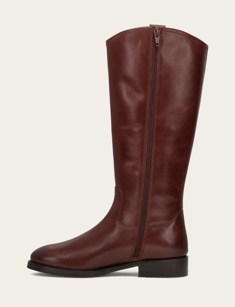 Frye Popular | Women's Saddle Melissa Button Tall Inside Zip Boot