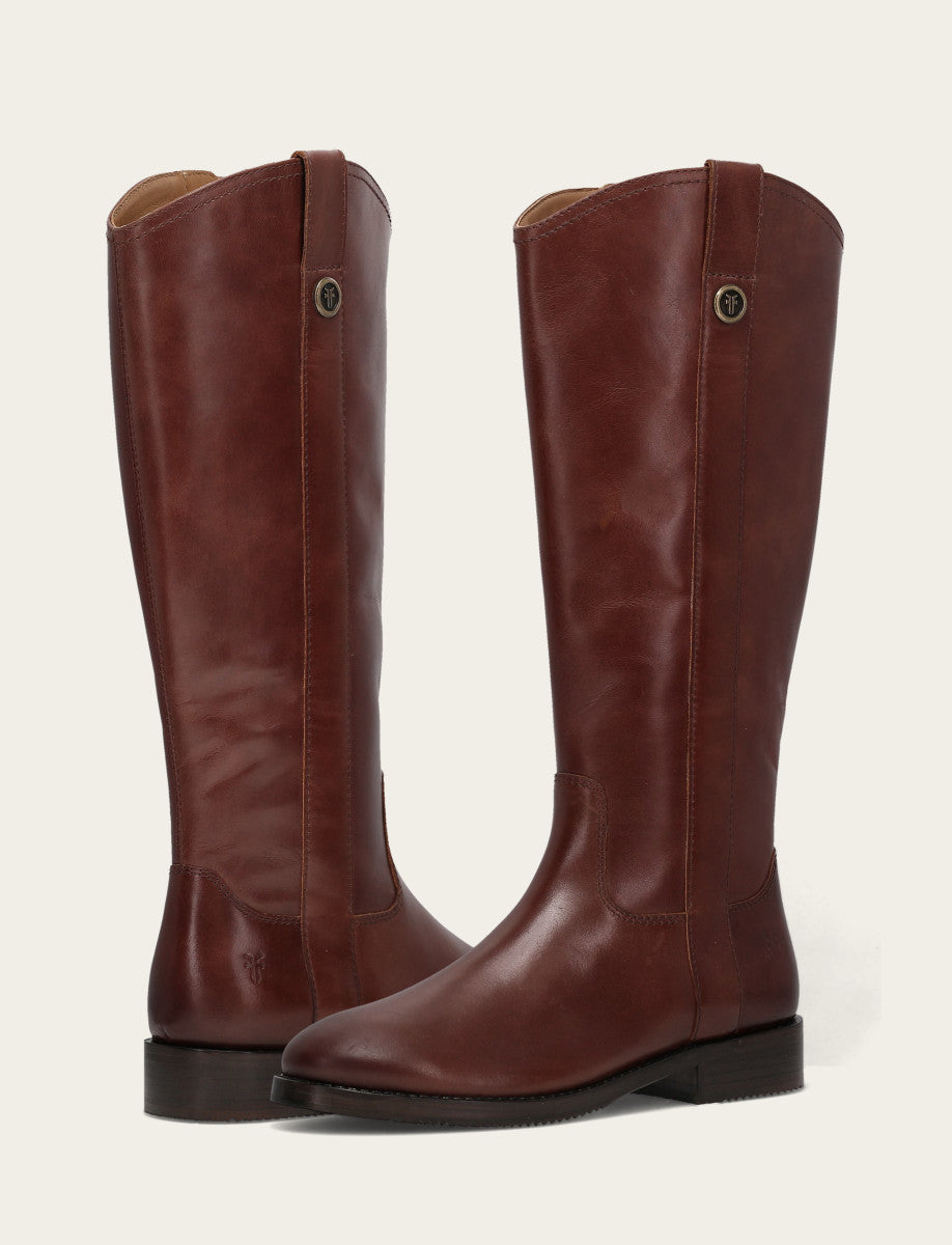 Frye Popular | Women's Saddle Melissa Button Tall Inside Zip Boot