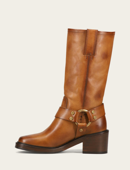 Frye Special Offer | Women's Bark Kate Harness Boots